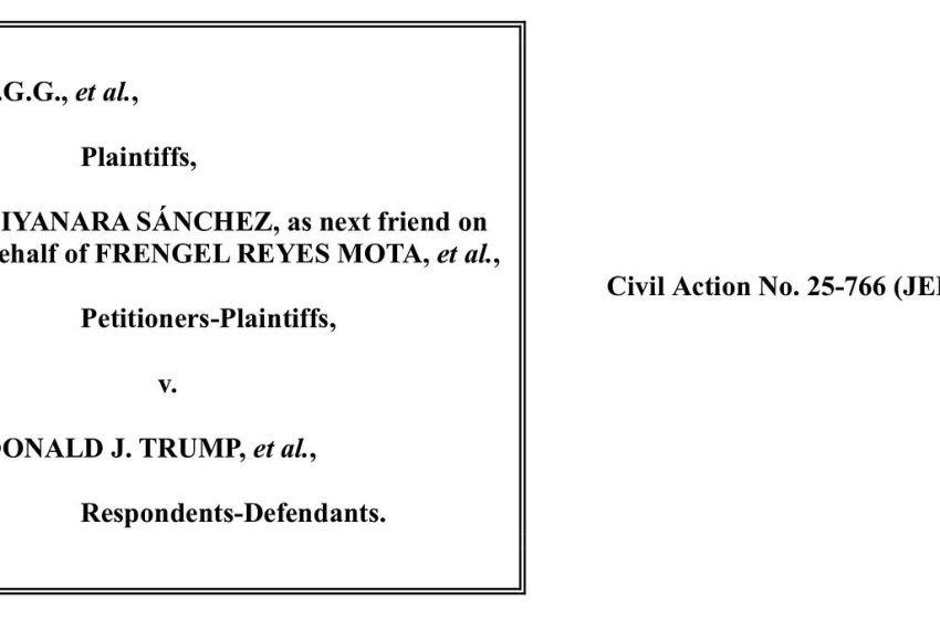  Judge Boasberg’s Most Recent Decision