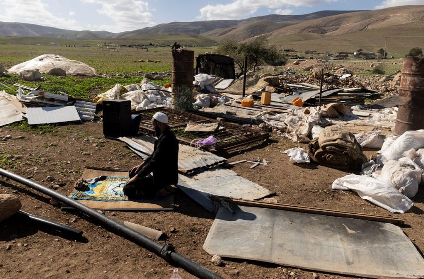  Israeli Settlers, Military Accelerate Violent Expulsion of Palestinians Off Their Land in the West Bank