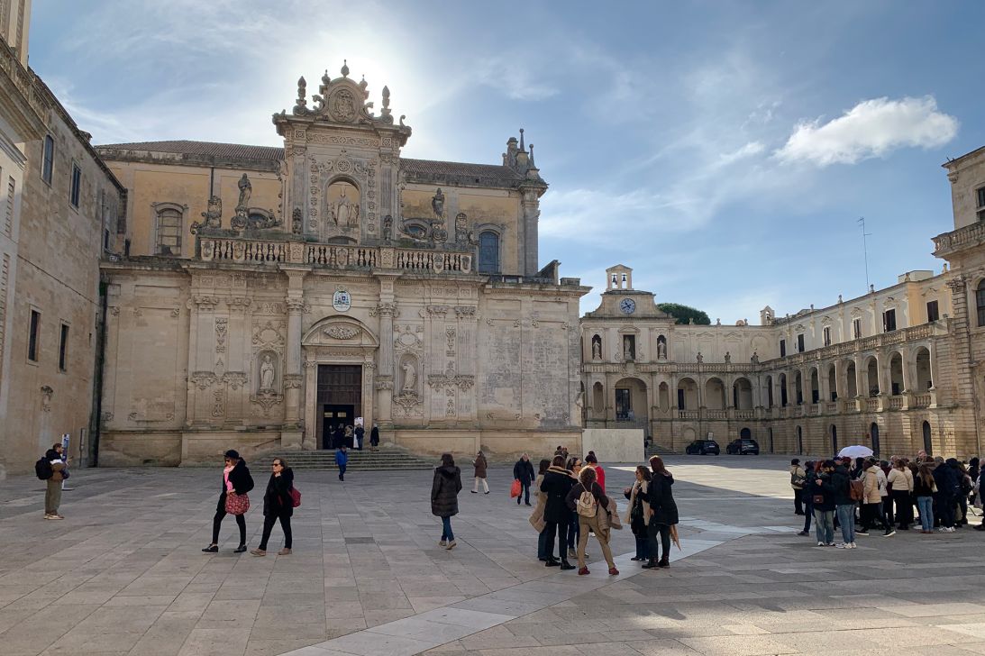 Lecce, in Italy's Puglia region, is known for its Baroque architecture.