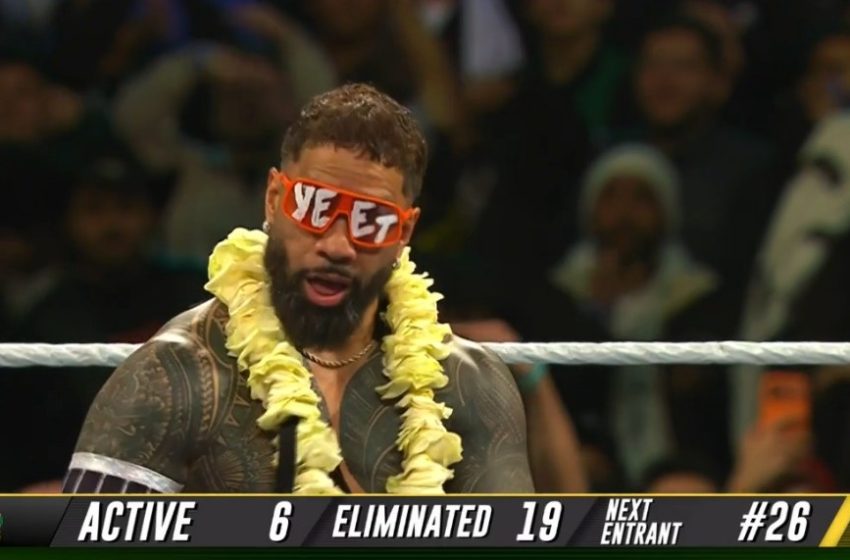  Jey Uso’s ridiculous entrance broke WWE’s clock at the Royal Rumble