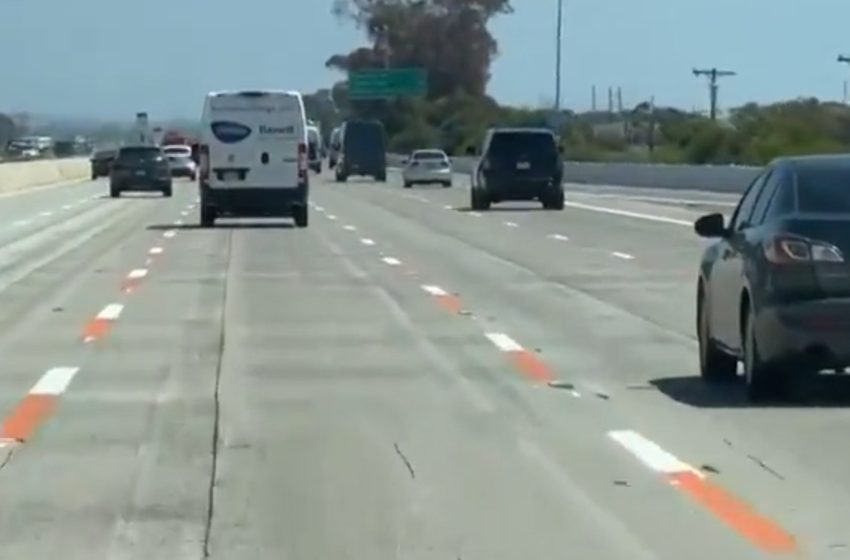  California’s Orange Highway Stripes Are Already Changing How You Drive