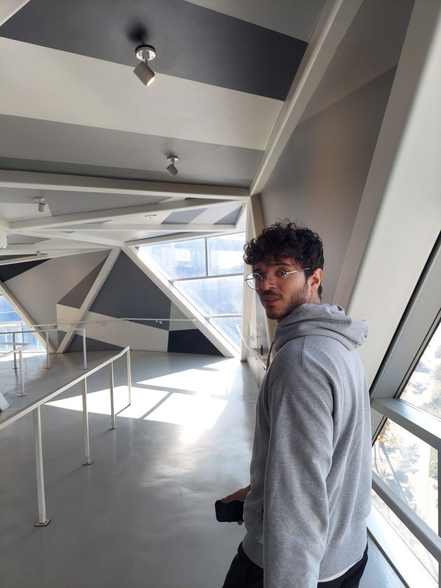 Jadiel Teófilo enters Toronto's PATH. Teófilo moved to the city from Brazil and eventually created an app mapping the underground network to help people like him navigate the maze of passageways.