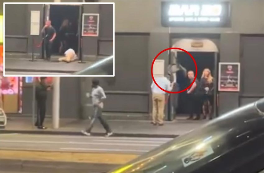 Australian man is hit with flying chair thrown by his friend outside Melbourne strip club
