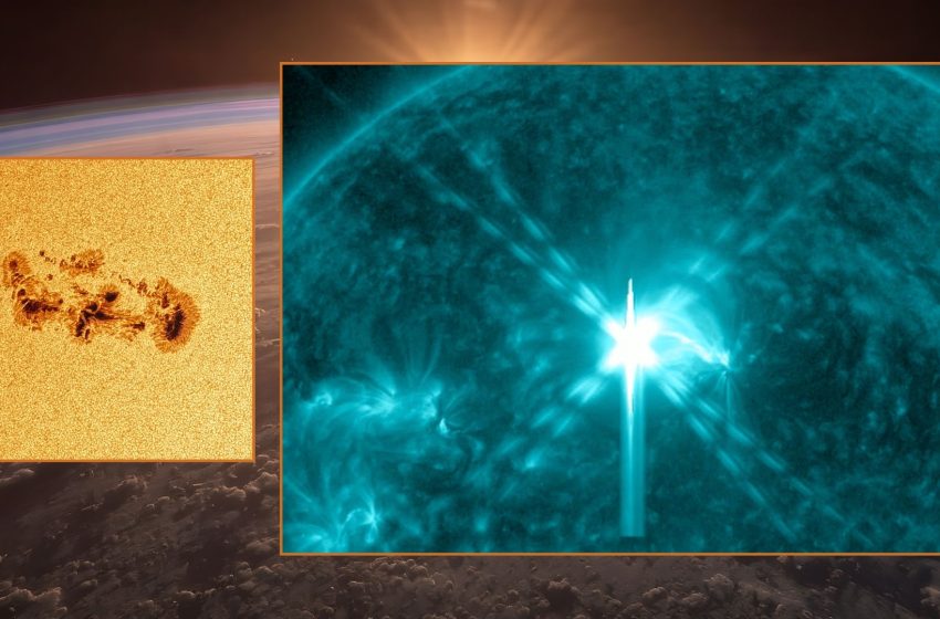  Sun unleashes colossal X4.2 solar flare, knocking out radio signals across Africa and Europe (video)