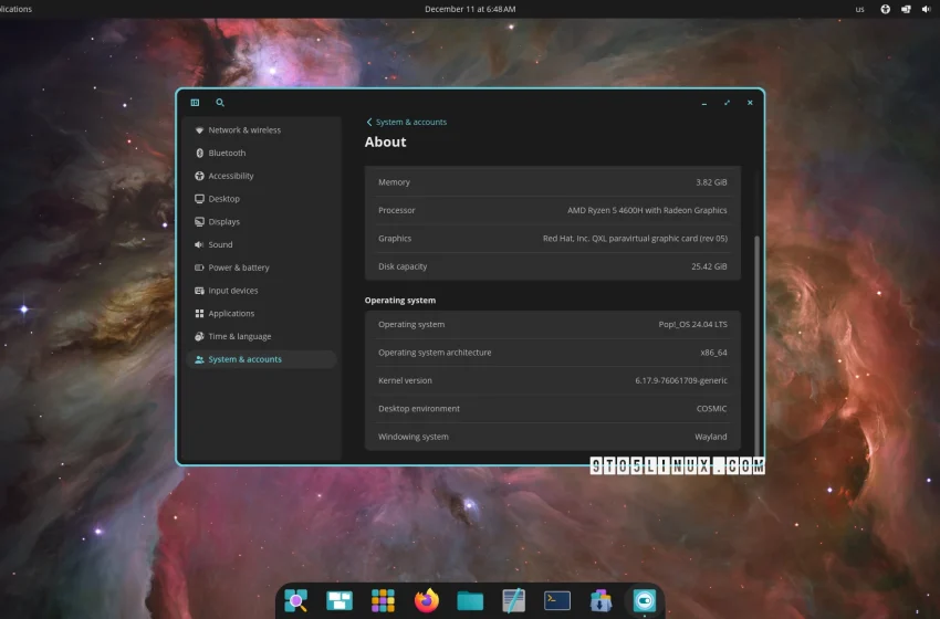  System76 Releases COSMIC 1.0.5 with New Option to Show Battery Percentage – 9to5Linux