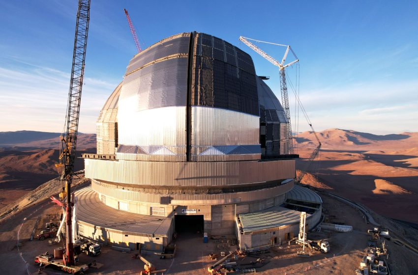  This giant metal dome will hide a truly colossal telescope mirror photo of the day for Feb. 16, 2026