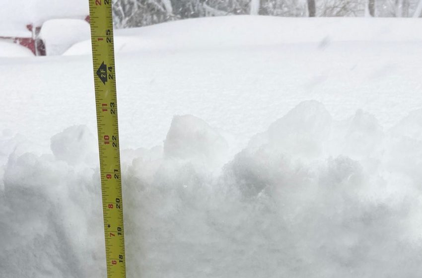  Snow totals in Boston and across Massachusetts from Blizzard of February 23, 2026