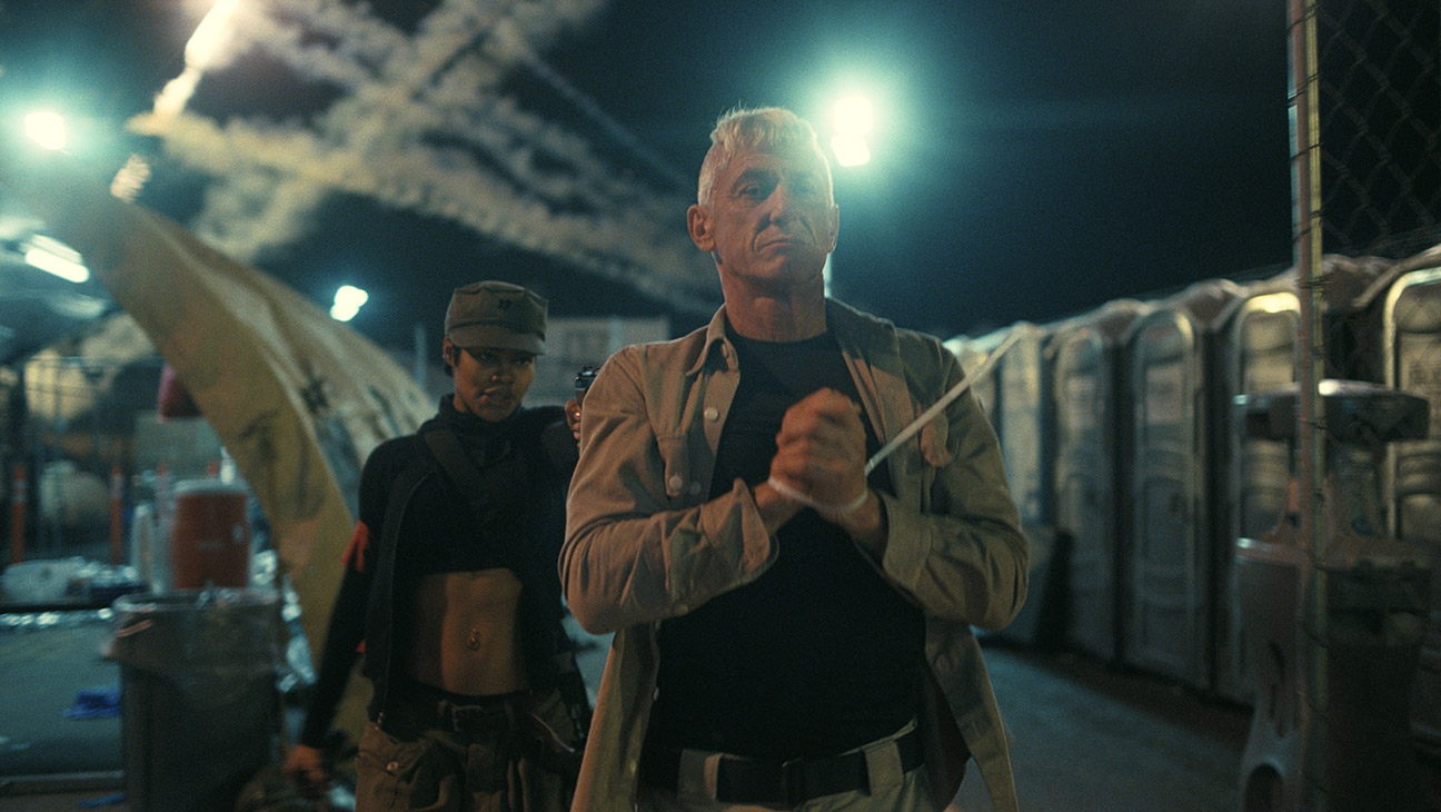 Teyana Taylor and Sean Penn in One Battle After Another