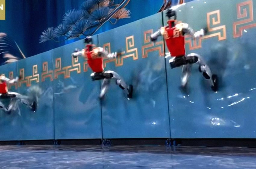  Chinese Robots Can Now Run Up Walls