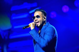 ORLANDO, FLORIDA - NOVEMBER 14: Romeo Santos performs onstage during his Formula Vol. 3 Tour at Amway Center on November 14, 2023 in Orlando, Florida. (Photo by Gerardo Mora/Getty Images)