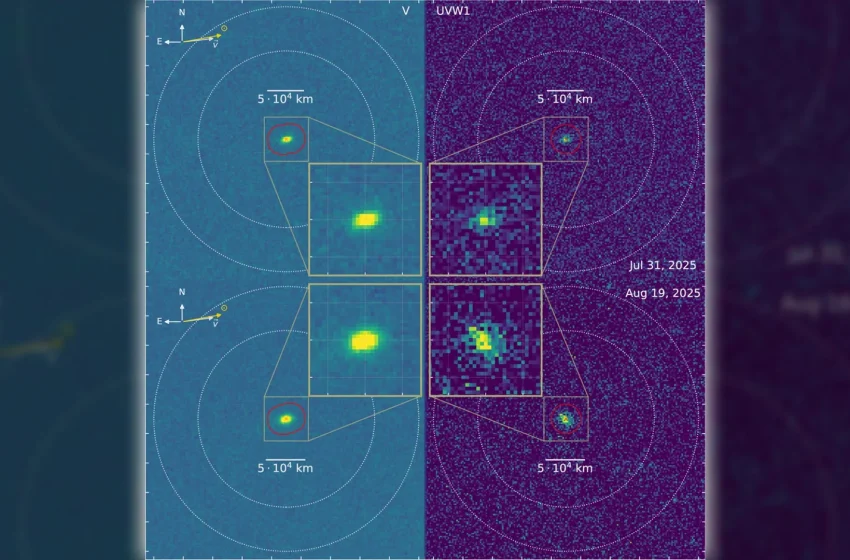  Interstellar comet 3I/ATLAS is spraying water across the solar system