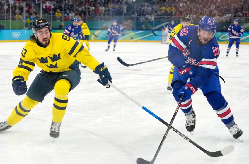  Team USA men’s hockey will play for Olympic medal after win over Sweden : NPR