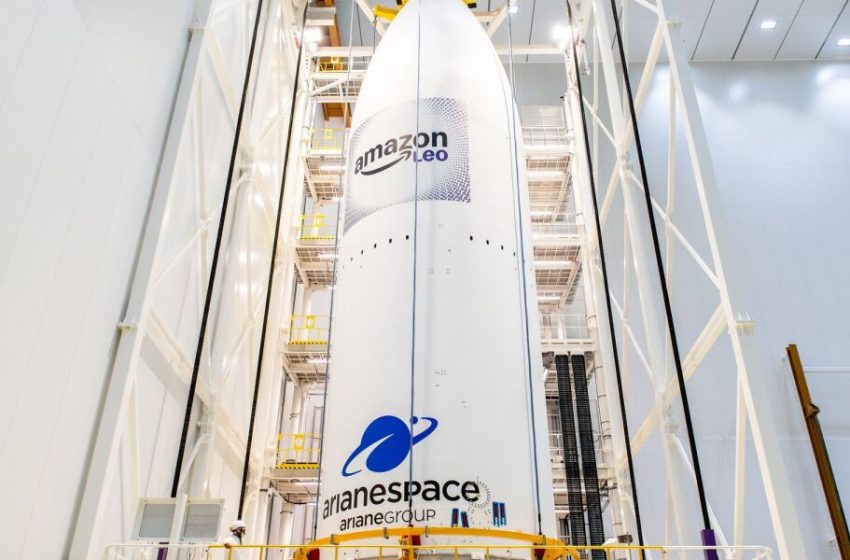  Amazon Leo prepares for first heavy-lift mission of 2026 with Arianespace