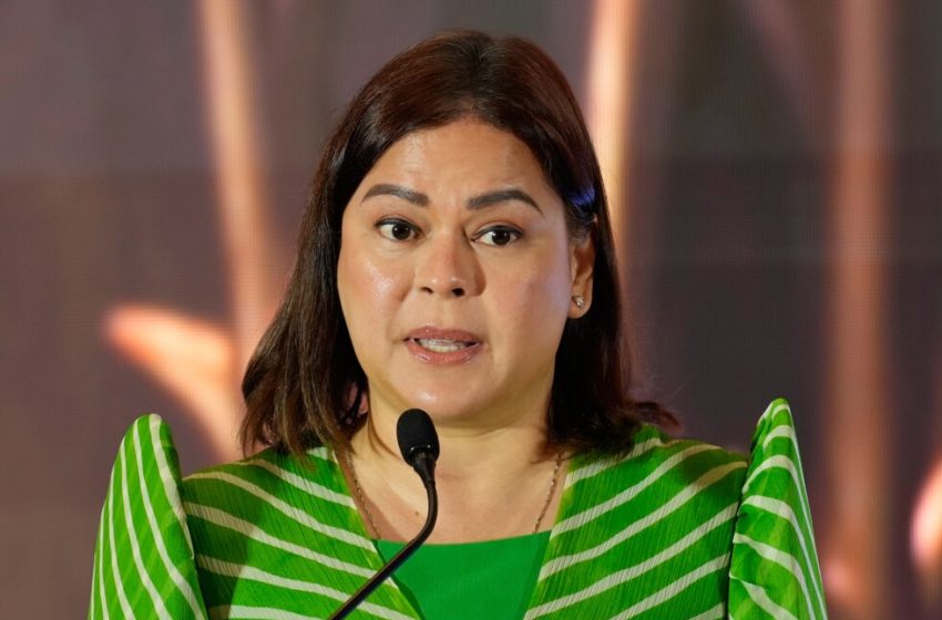  Philippine Vice President Sara Duterte faces fresh allegations in House of Representatives