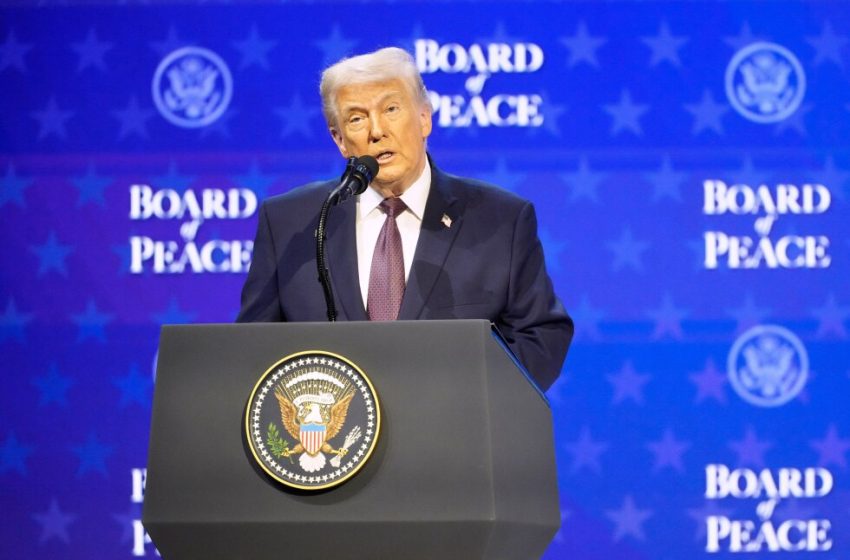  Trump aims to hold first Board of Peace meeting in DC this month