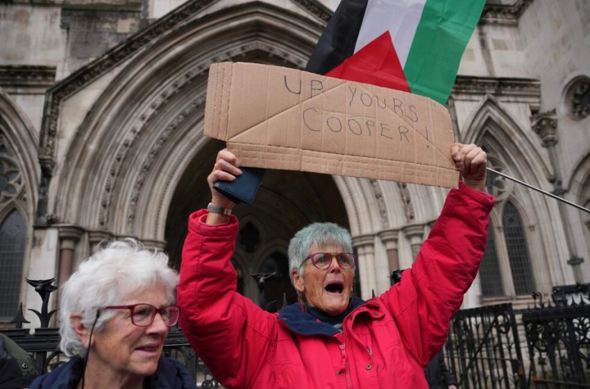  Britain’s High Court says government acted illegally in outlawing protest group Palestine Action