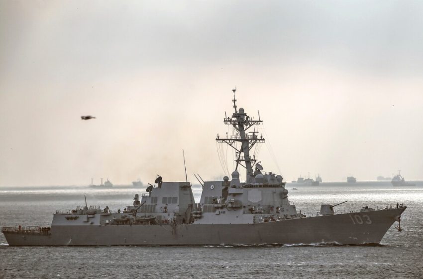  2 sailors receive minor injuries when Navy ships collide in Caribbean