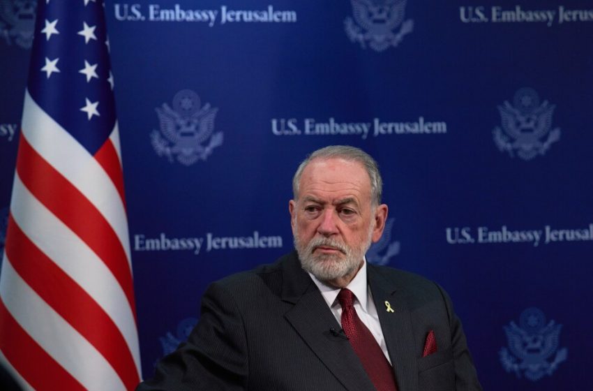  US ambassador to Israel claims the country has a right to much of the Middle East