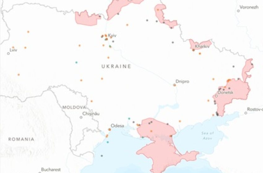  An interactive map of 4 years of war in Ukraine – AP News