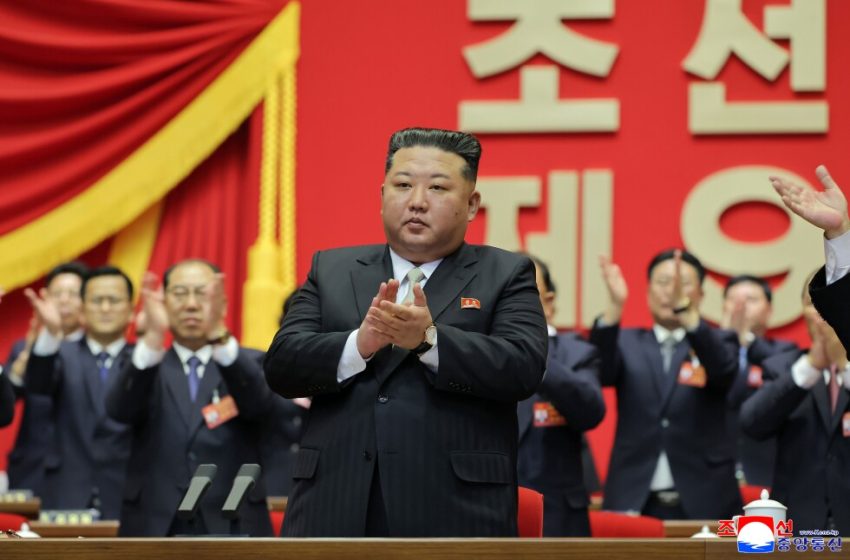  Kim reelected to top post of North Korea’s ruling party as it hails his nuclear buildup