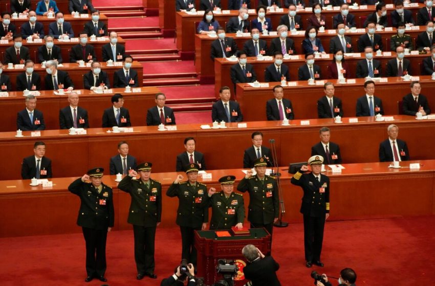  China’s legislature dismisses 19 members including 9 military officers