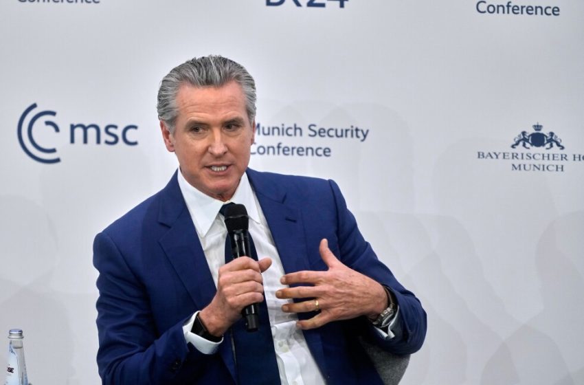 Newsom takes his anti-Trump arguments to Munich conference