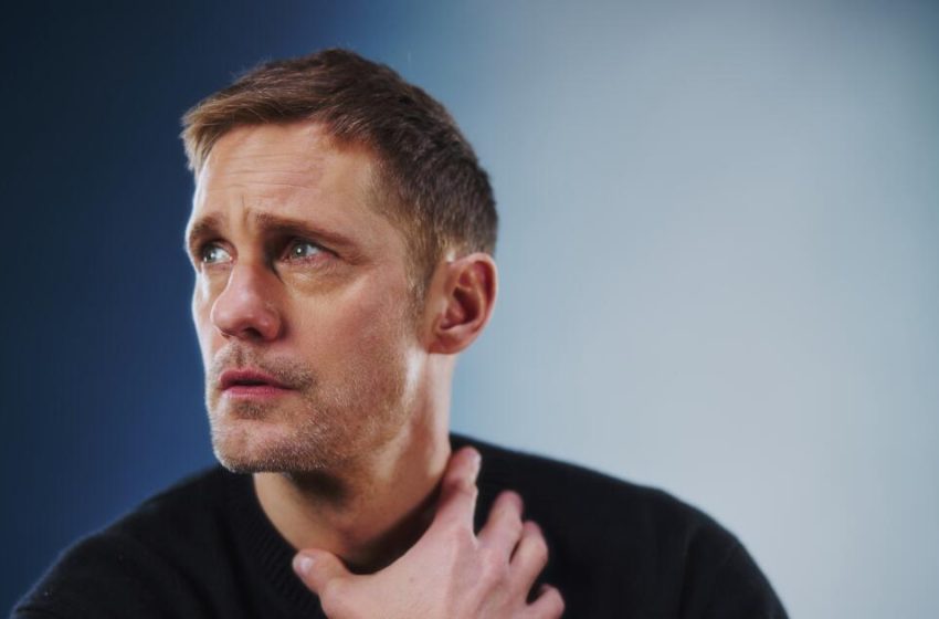  Alexander Skarsgård on shooting the kinky sex scenes of ‘Pillion’