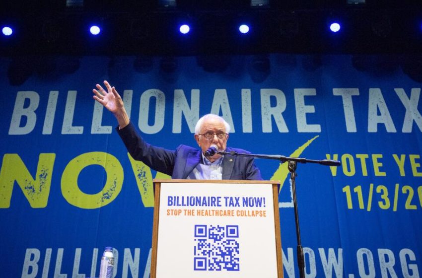  Bernie Sanders formally kicks off California wealth tax campaign