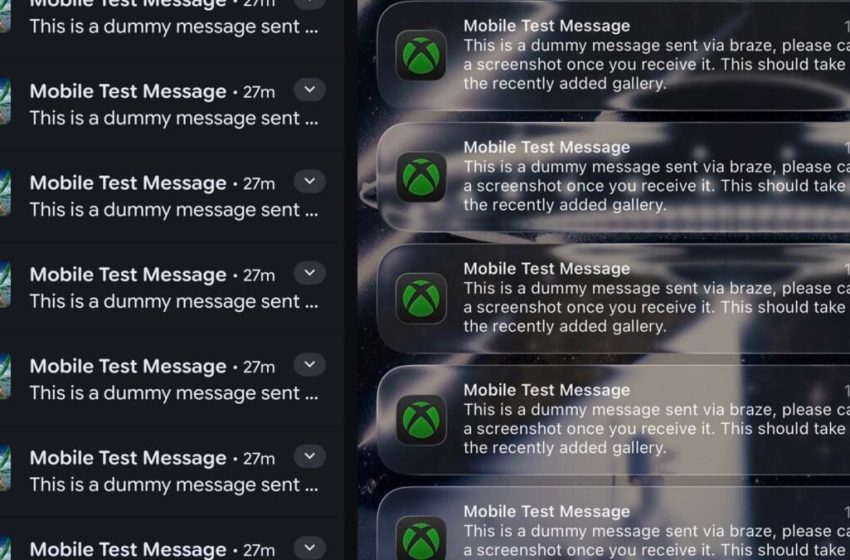  Xbox App Spamming People With Annoying Test Messages