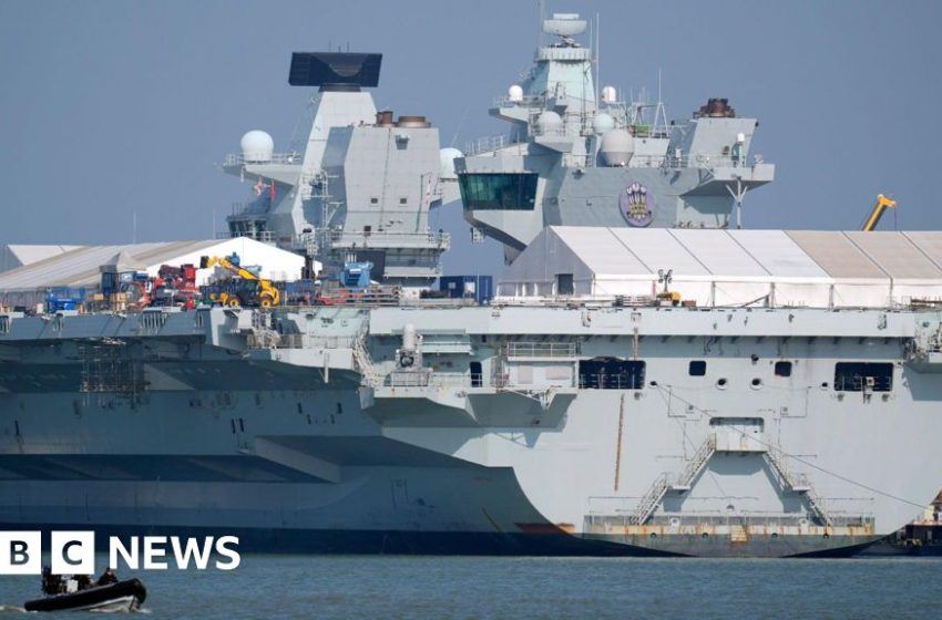  HMS Prince of Wales unlikely to head to the Middle East – BBC