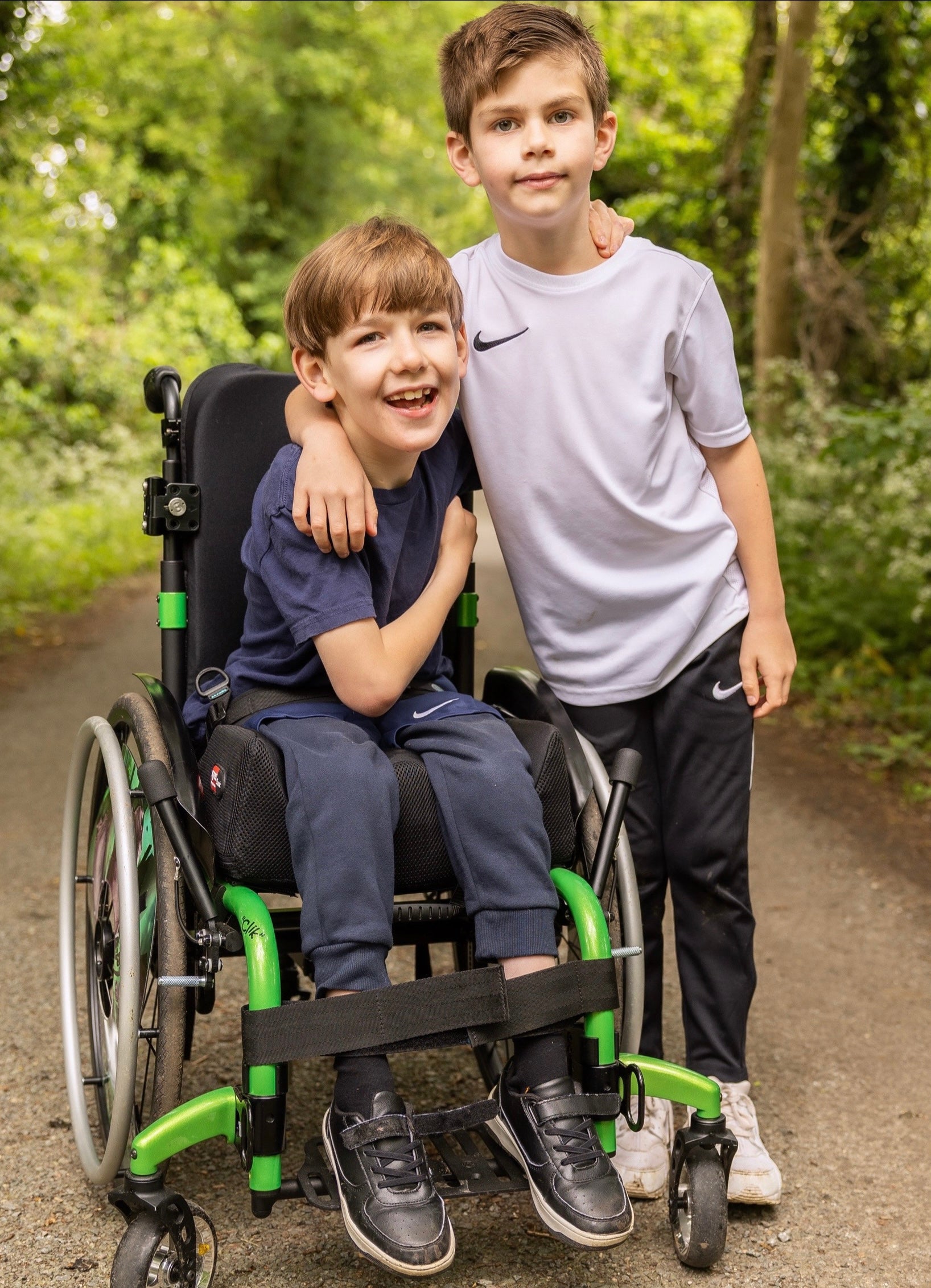 Frankie loves playing with his 'protective' younger brother Rory