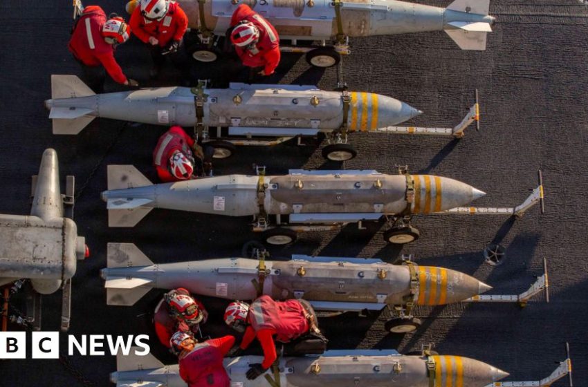  How depleted weapons stockpiles could affect the Iran conflict – BBC
