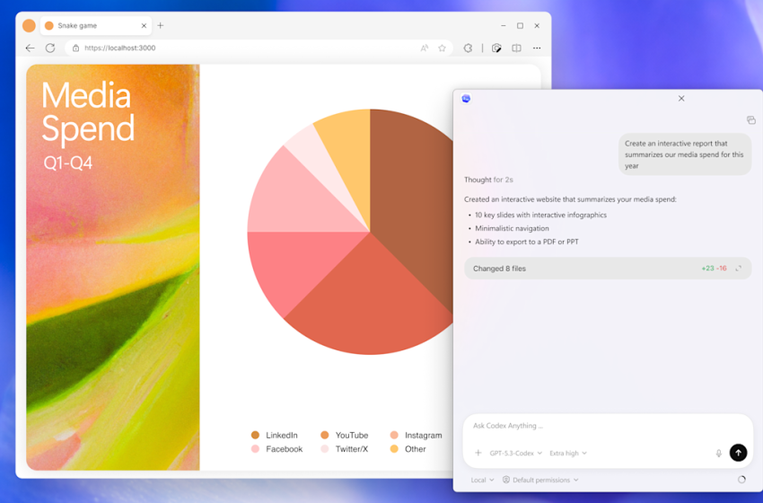  OpenAI brings its Codex coding app to Windows