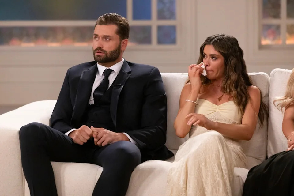 ABC abruptly pulled the plug on Paul’s season of “The Bachelorette” after TMZ released a video of her brutally attacking her ex, Dakota Mortensen (pictured here with her on “The Secret Live of Mormon Wives” reunion special) in a 2023 altercation. Her daughter, Indy — who was 5 years old at the time — was sitting nearby and crying. Disney