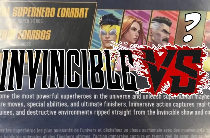  Display game case seemingly leaks next character to be revealed for Invincible Vs