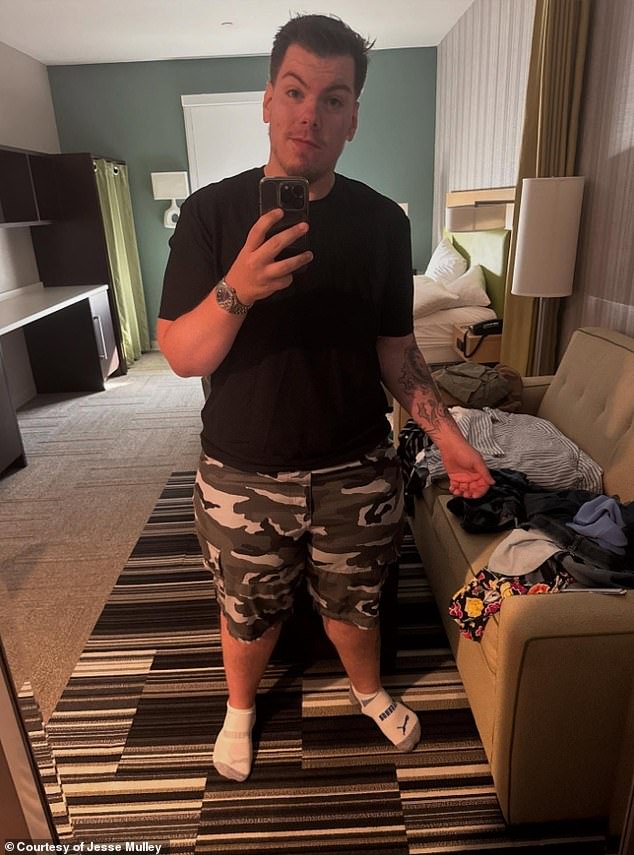 Mulley has now lost more than 300lb. In addition to restricting his calories, he also started weight lifting to help with his weight loss journey