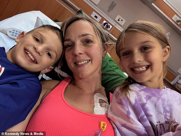Going through chemo forced Matalas to spend time away from her two children, which she said was one of the most difficult parts of her cancer journey
