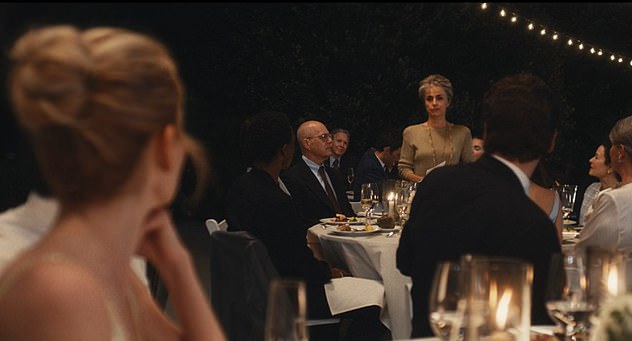 Carolyn's mother, Ann Messina Freeman, doesn't deliver a classical wedding speech