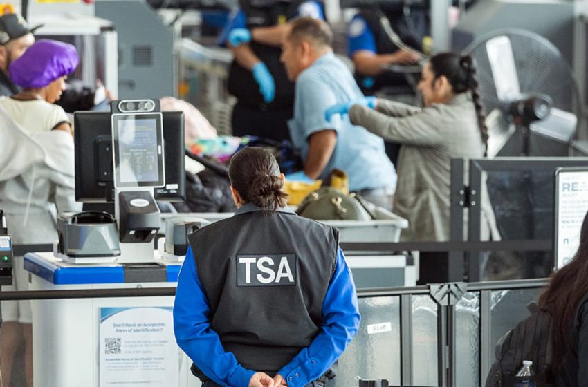  TSA wait times by airport today