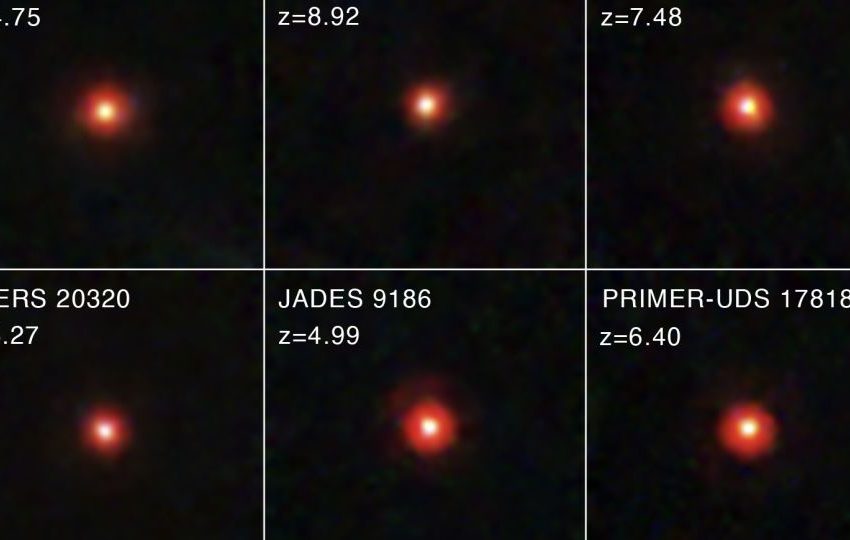  Webb telescope photos show mysterious little red dots. Astronomers don’t know what they are