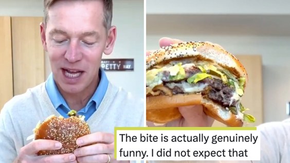  Video of McDonald’s CEO reluctantly nibbling new Big Arch burger and calling it a “product” has people screaming