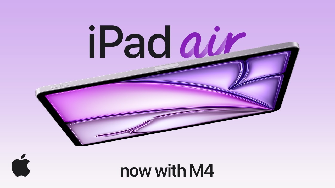 Introducing iPad Air with M4 - YouTube
