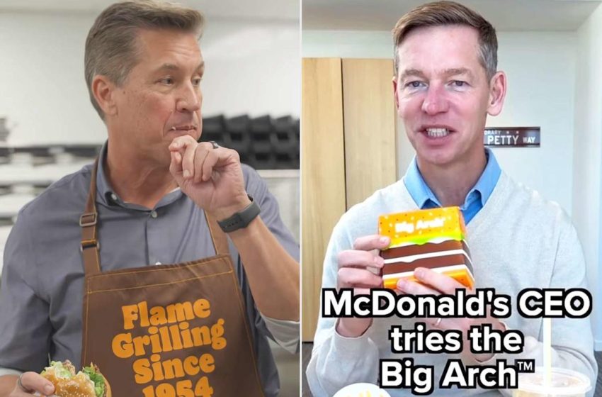  Burger King Takes Aim at McDonald’s CEO Video Skewered on Social Media