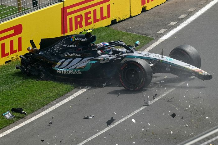Andrea Kimi Antonelli, Mercedes crash