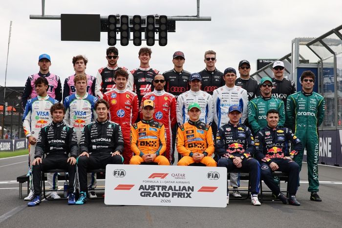 The 2026 F1 drivers photo 