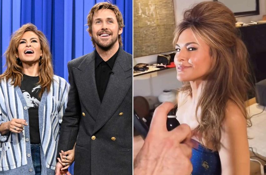  Eva Mendes Shares Behind-the-Scenes Look at Her Glam ‘Prep’ for “SNL” in Case She Was ‘Suddenly Called Out’ by Ryan Gosling Again