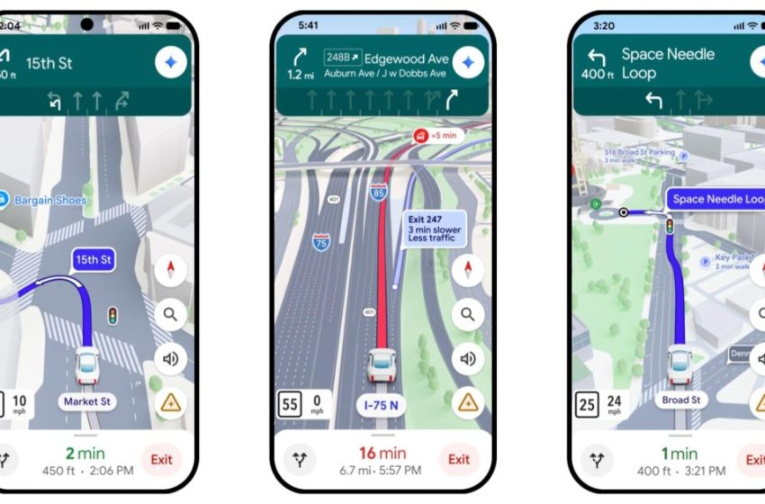  ‘Immersive Navigation’ is the biggest Google Maps driving update