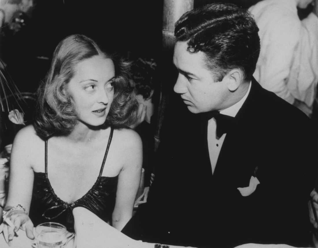 Bette Davis and her first husband, Harmon Oscar Nelson Jr., pictured in Hollywood in 1940. 