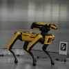 A Boston Dynamics robot is seen on a media tour at the Hyundai Motor Group Metaplant, in Ellabell, Ga., in March.