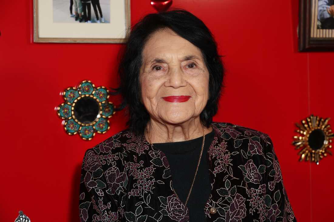 “I have kept this secret long enough. My silence ends here,” Dolores Huerta, 95, said in a statement on Wednesday.